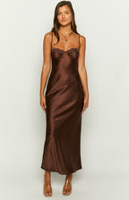 Scarlette Brown Maxi Dress
